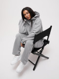 SC Solid Color Hooded Sweatshirts Two Piece Pants Set MIL-T088