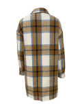 SC Plaid Cardigan Long Thin Jacket LSD-2265