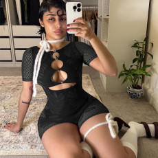SC Sexy Hollow Out Knits Romper GYDE-YDT039