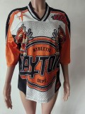 SC Pre Order: About 7 work days shipping Vintage Casual Short Sleeve Print Tops YUEM-Y220234