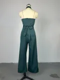 SC Halter Backless Sleeveless Loose Jumpsuit GCNE-8001