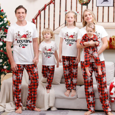 SC Christmas Printed Parent-Child Home Pajama Set GFTM-JJF126-3