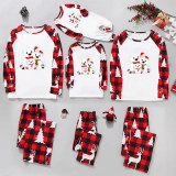 SC Christmas Print Long Sleeve Loungewear Plaid Pajama Set GFTM-JJF32-9
