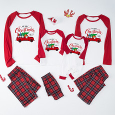 SC Christmas Letter Print Loungewear Parent-Child Set GFTM-JJF85-201
