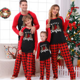 SC Christmas Letter Printed Long Sleeve Parent-Child Set GFTM-JJF106-230