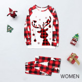 SC Plaid Patchwork Printed Parent-Child Loungewear Christmas Set GFTM-JJF32-109