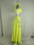SC Plus Size Solid Color Tops Big Swing Skirt Two Piece Set GRST-8114