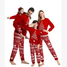 SC Christmas Print Parent-Child Family Pajama Set YLDF-2245