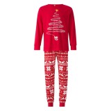SC Christmas Print Parent-Child Family Pajama Set YLDF-2245