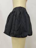 SC Solid Color Ultra Short Bubble Skirt LSD-2308