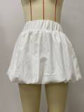 SC Solid Color Ultra Short Bubble Skirt LSD-2308