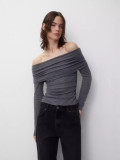 SC Sexy Solid Color Off Shoulder Tops GWDS-240901