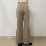 SC Fashion Patchwork Loose Flare Pants LSD-2315