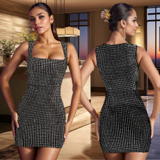 SC Sexy Hot Diamond Sleeveless Mini Dress GFYX-7109