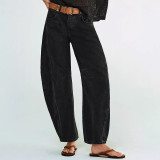 SC Fashion Washed Loose Wide Leg Jeans GDMY-70802