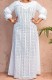 SC Plus Size Court Style Lace Hollow Out Maxi Dress GXYY-8247