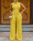 SC Plus Size Knits Sleeveless Backless Jumpsuit GXYY-6038