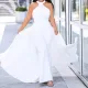 SC Plus Size Solid Color Sleeveless Maxi Dress GXYY-8217