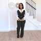 SC Plus Size Fake Two-piece Shirt Vest Splicing Sweater Pants Set NY-3310
