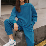 SC Sport Casual Long Sleeve Sweatshirt Pants Suit YMZY-21174