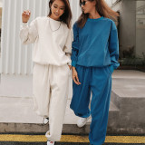 SC Sport Casual Long Sleeve Sweatshirt Pants Suit YMZY-21174