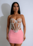 SC Solid Color Slim Sexy Mini Skirt MZ-2878