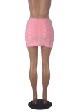 SC Fashion Solid Color Mini Skirt MZ-2866