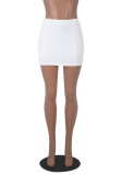 SC Solid Color Slim Sexy Mini Skirt MZ-2878