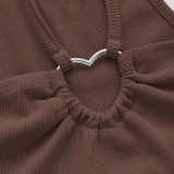 SC Solid Color Sling Short Vest Tops GYSQ-CVDH0320