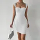SC Sleeveless Solid Color Knits Mini Dress GYSQ-CDCJ1010