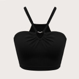 SC Solid Color Sling Short Vest Tops GYSQ-CVDH0320