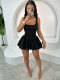 SC Pre Order: About 7 work days shipping Solid Color Square Neck Mini Dress YUEM-11987