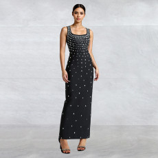 SC Hot Diamond U Neck Sleeveless Bodycon Dress BY-7117