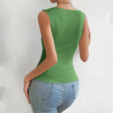 SC Sleeveless Knits Sexy Solid Tank Tops GYSQ-CVDE3020