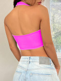 SC Sexy Halterneck Irregular Tank Tops GYSQ-CVEB2080