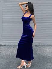 SC Sexy Backless Sleeveless Fishtail Dress GYSQ-CDDG1420