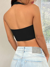SC Sexy Halterneck Irregular Tank Tops GYSQ-CVEB2080