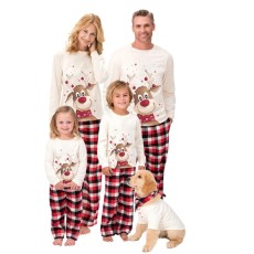 SC Christmas Moose Printed Parent-Child Pajama Set YLDF-209178-2