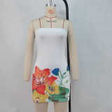 SC Sexy Print Tube Tops Mini Dress GPBY-15569
