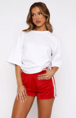 SC Side Double Stripe Loose Shorts MZ-2880