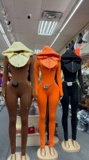 SC Pre Order: About 7 work days shipping Solid Color Long Sleeve Slim Jumpsuit YUEM-600621