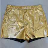 SC Sexy Zipper Tube Tops And Shorts 2 Piece Set GPBY-15138