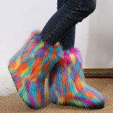 SC Fashion Plush Warm Snow Boots TWZX-118