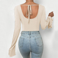SC Long Sleeve Flare Sleeve Bodysuit GYSQ-ZODI1390