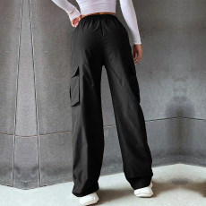 SC Solid Color Casual Staight Pants GYSQ-CPDE2940