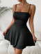 SC Solid Color Slim Mini Dress GYSQ-UDEE1420