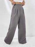 SC Solid Color Loose Wide Leg Pant GYSQ-ZPDH2530
