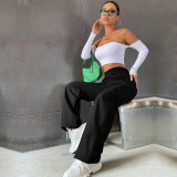 SC Solid Color Casual Staight Pants GYSQ-CPDE2940