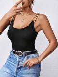 SC U Neck Sleeveless Sling Tops GYSQ-UTED1920