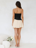 SC Pleated Splicing Tube Tops Dress GPBY-15791